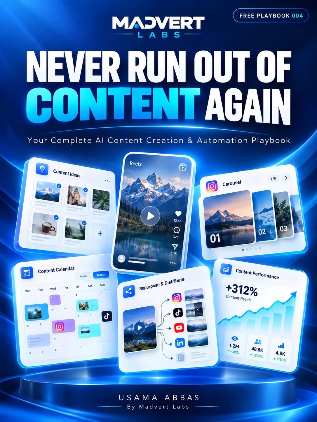 Never Run Out of Content Again: Madvert Labs free resource cover